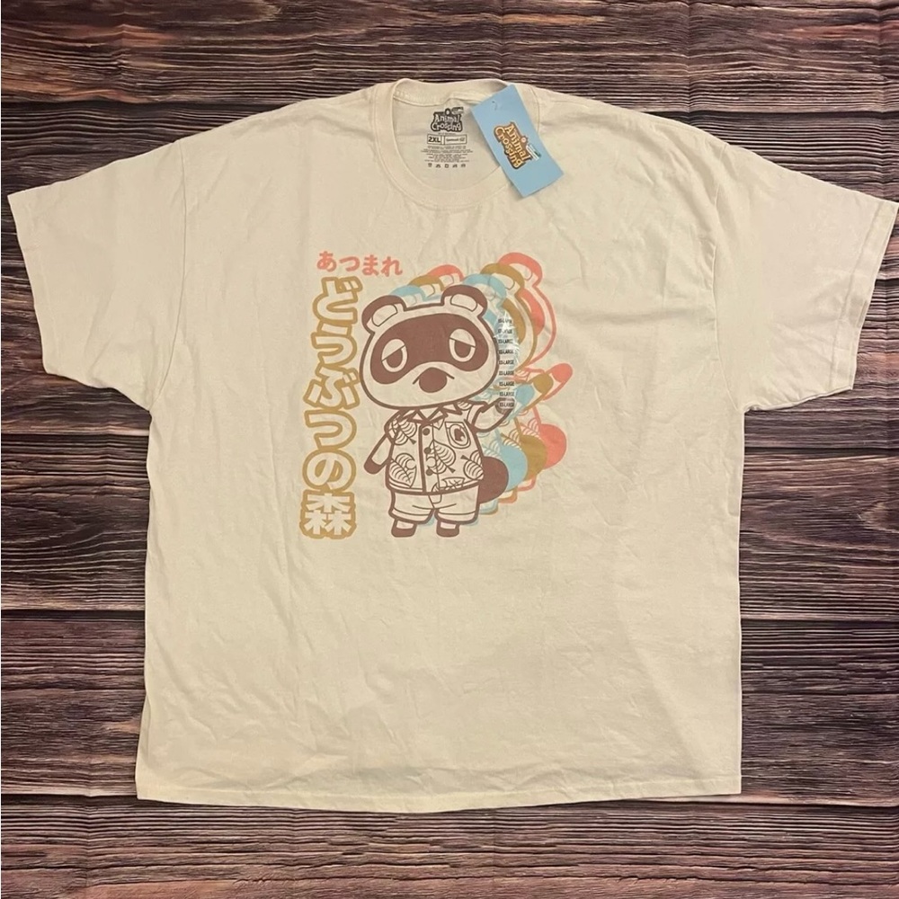 NWT Nintendo Animal Crossing New Horizons Tom Nook T-Shirt Size 2XL